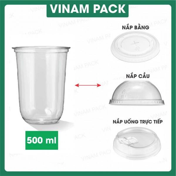Ly PP đáy bầu 500ml